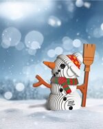 3D Bastelset Schneemann