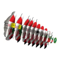 3D Bastelset Weihnachtsmann
