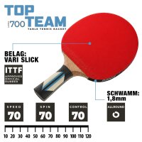 Tischtennisschläger Top Team 700