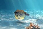 3D Bastelset Kugelfisch