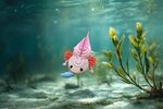 3D Bastelset Axolotl