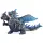 Dreiköpfiger Drache blau, Handpuppe
