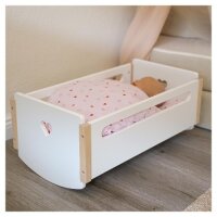 Puppenwiege Herz