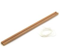 Handstäbe für Diabolo, einfach mit Schnur