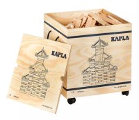 KAPLA 1000er Box mit Rollen und 2 Anleitungsheften