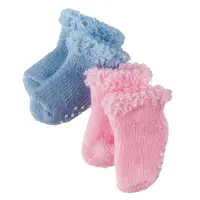 ABS-Socken, blau/rosa