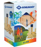 KUBB/Schwedenschach, König 30x7x7, Kubbs 15x5x5