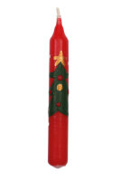 Kerze Tannenbaum Ø13mm, handbemalt