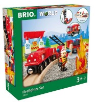 BRIO Bahn Feuerwehr Set