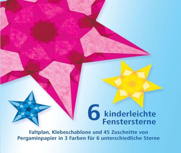 Fenstersterne Kinderleicht modern