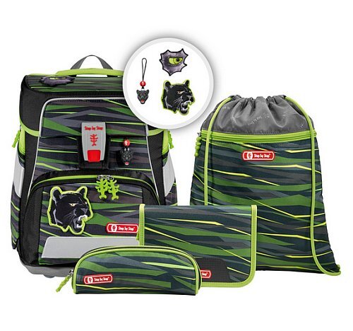 Step by Step Schulranzenset 5tlg SPACE  "Wild Cat"